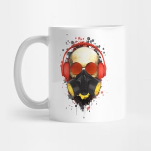 Abstract Urban Skull Mug